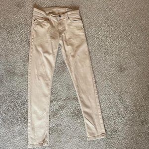 Beige skinny jeans Size 30x32